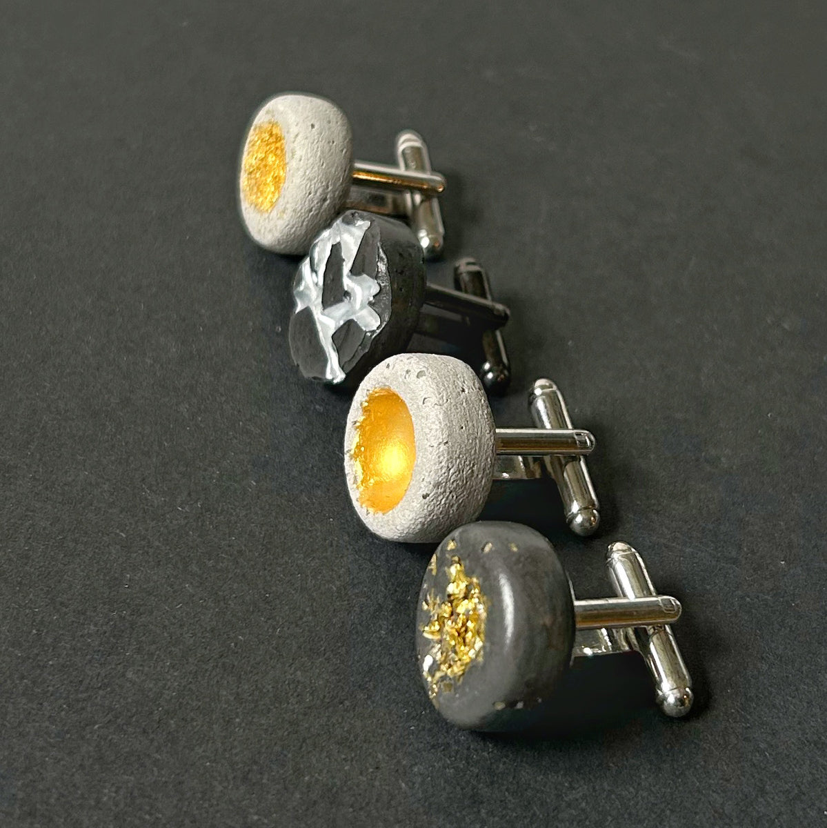 Boutons De Manchette Avec Pierre Incrustée – Occasion, Accessoire élégant Pour Chemise Homme