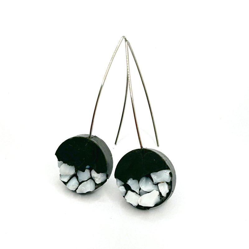 Boucles d'oreilles Laetitia rondes