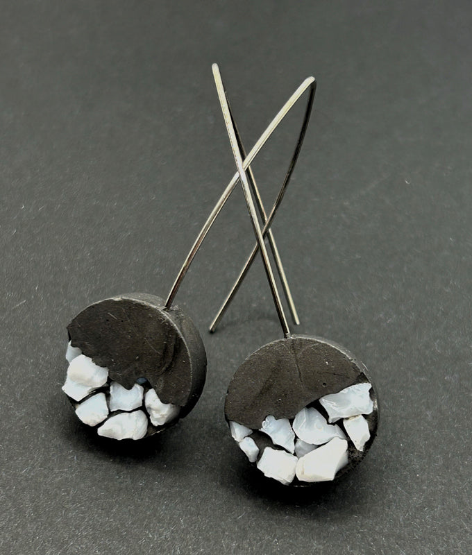 Boucles d'oreilles Laetitia rondes