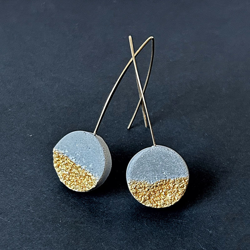 Inès round earrings