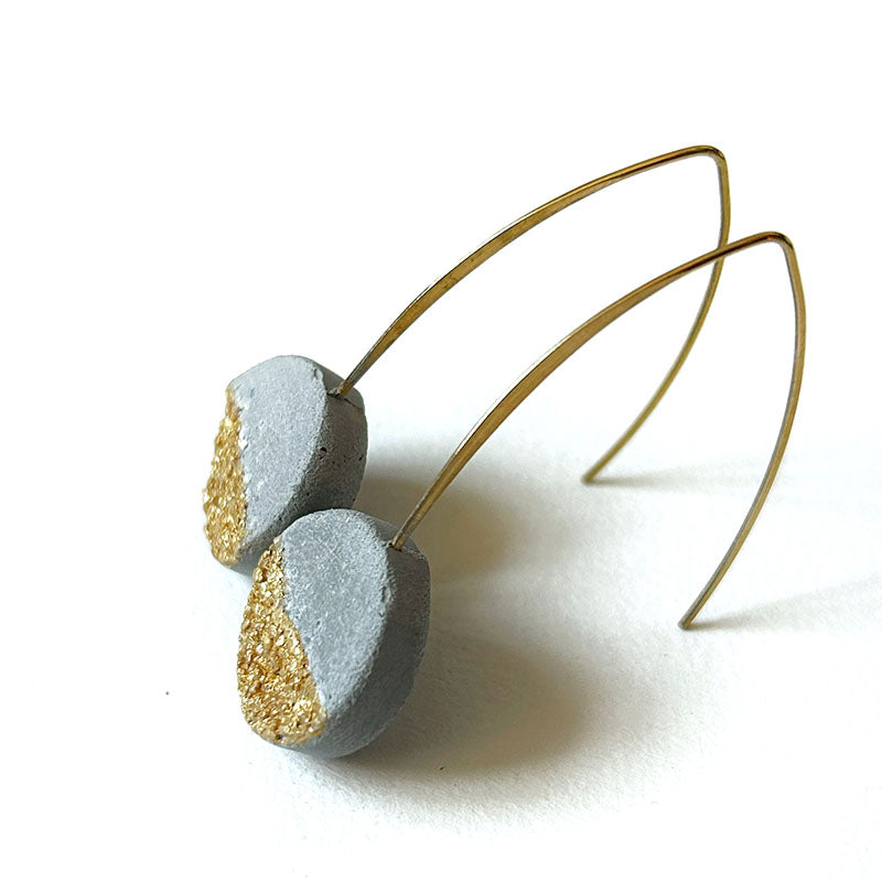 Inès round earrings