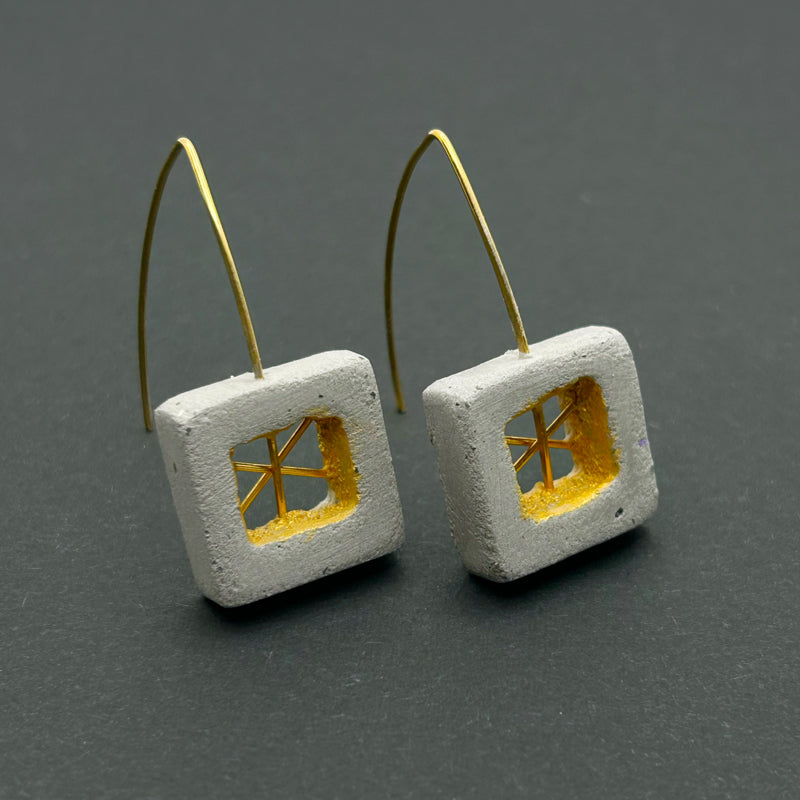 Paloma square earrings
