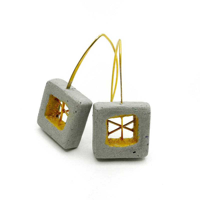 Paloma square earrings