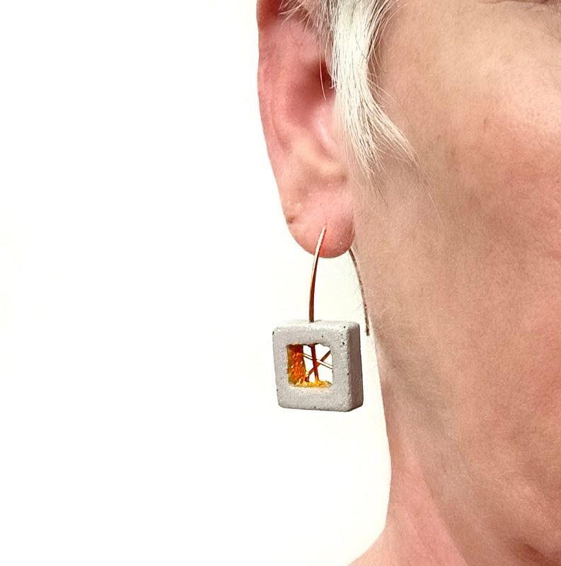 Paloma square earrings