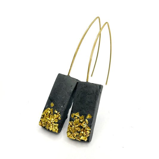 Justine rectangle earrings
