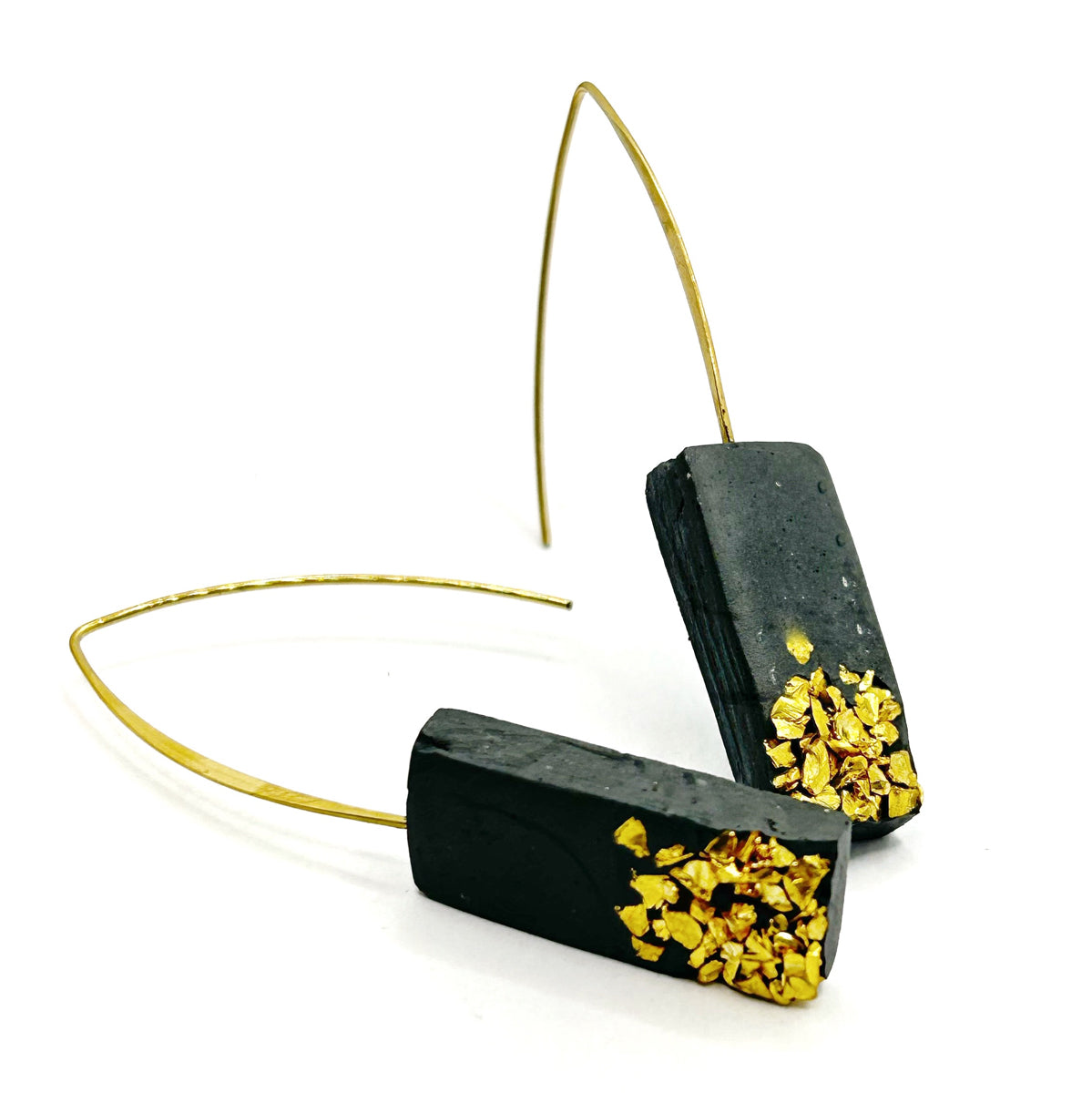 Justine rectangle earrings