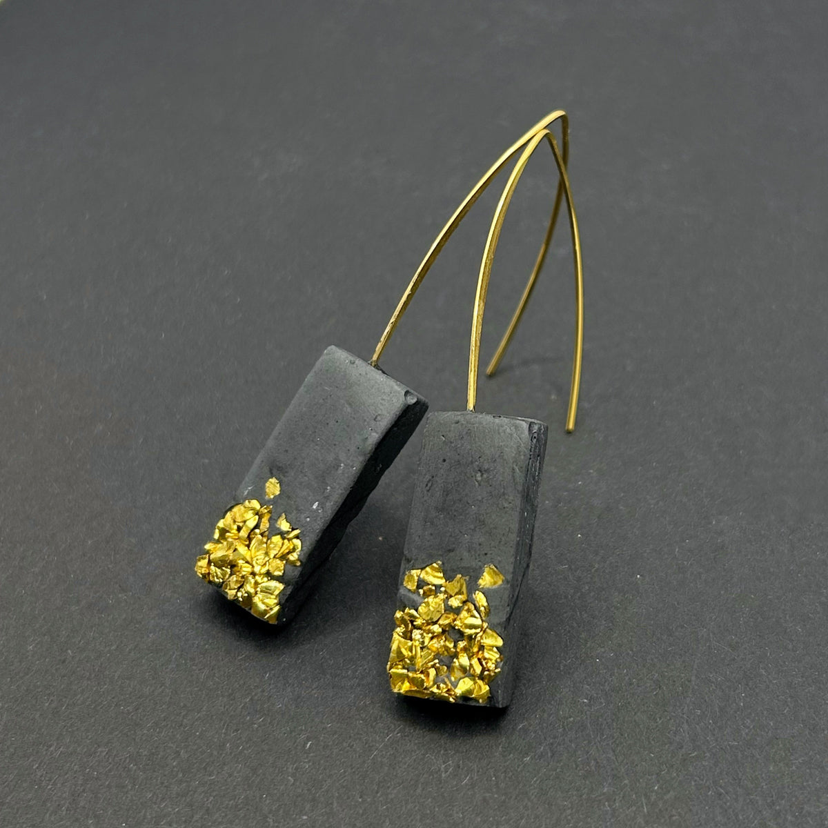 Justine rectangle earrings