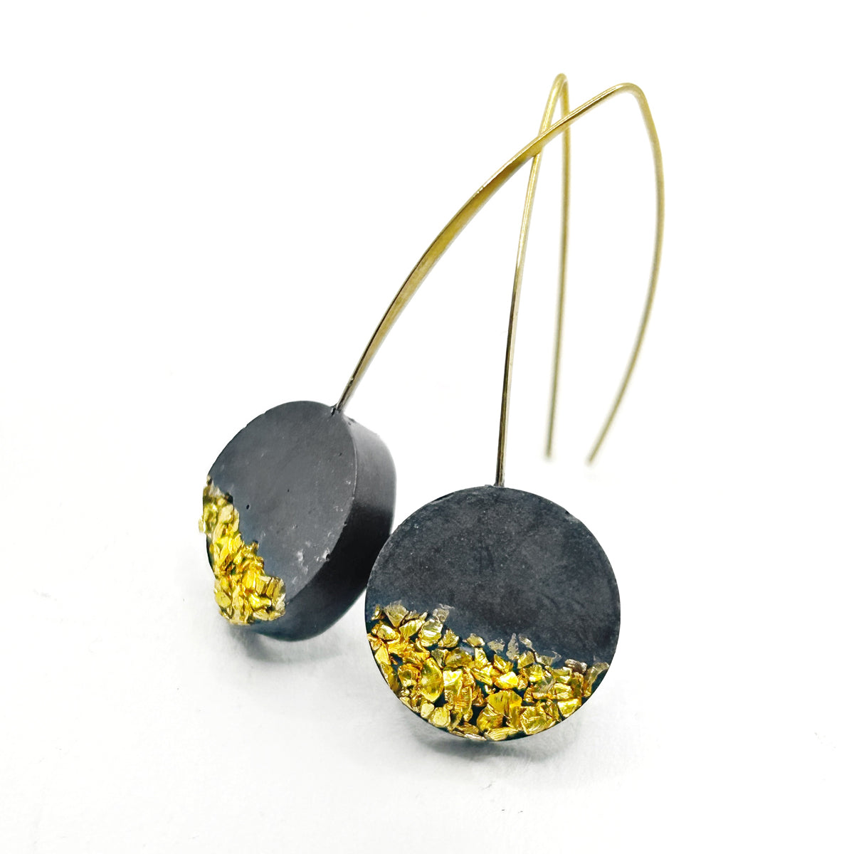 Justine round earrings
