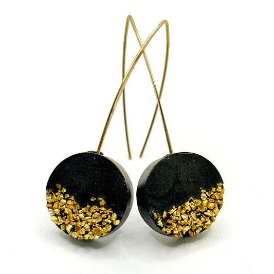Justine round earrings