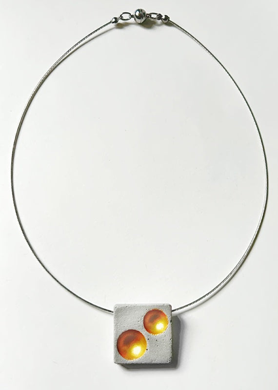 Bulle square necklace