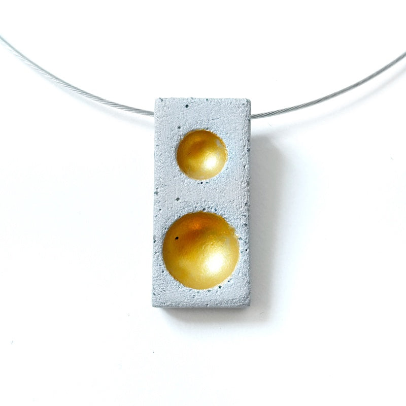 Bulle rectangle necklace