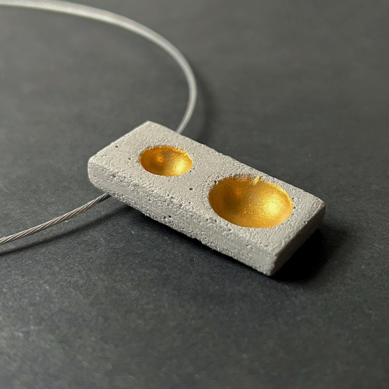 Bulle rectangle necklace