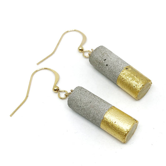 Luna short cylinder earrings
