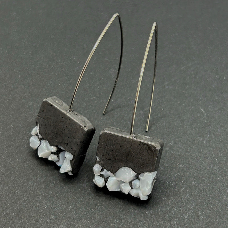 Laetitia square earrings