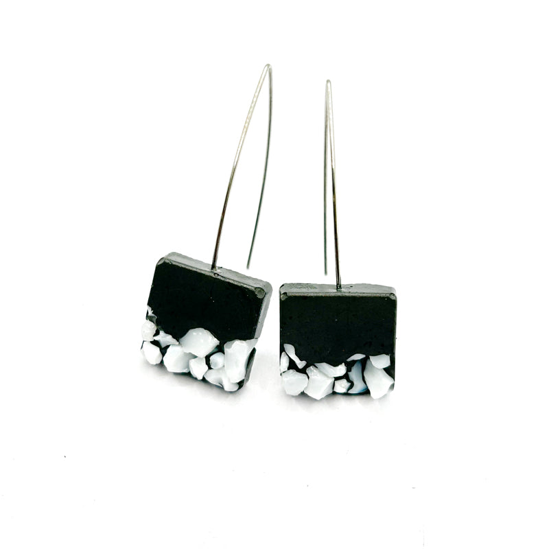 Laetitia square earrings