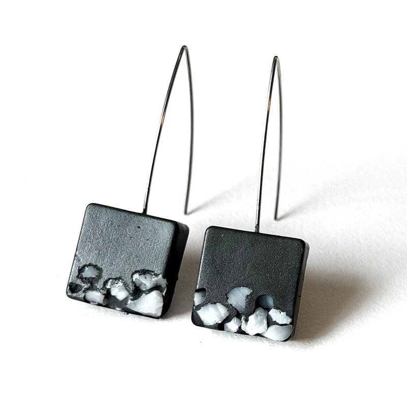 Laetitia square earrings