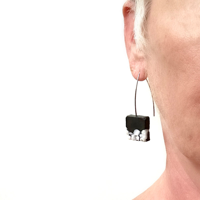 Laetitia square earrings