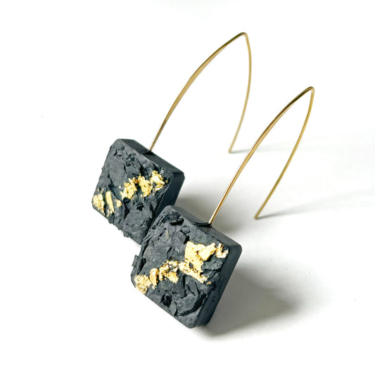 Justine round earrings
