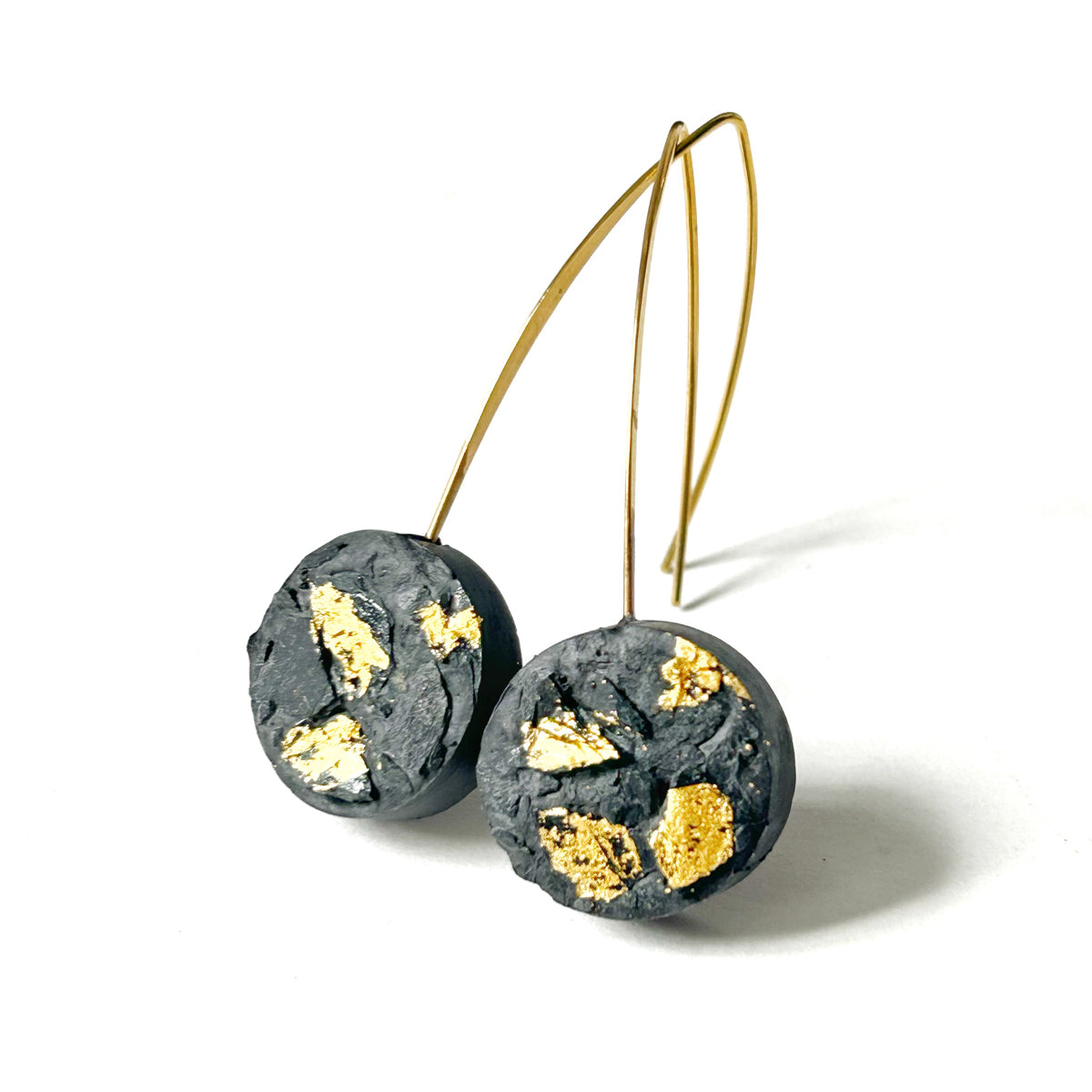 Justine round earrings