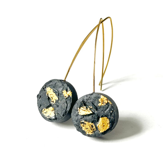 Justine round earrings