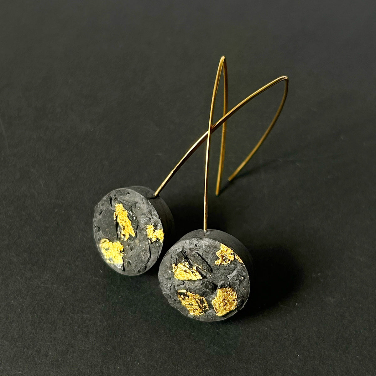 Justine round earrings