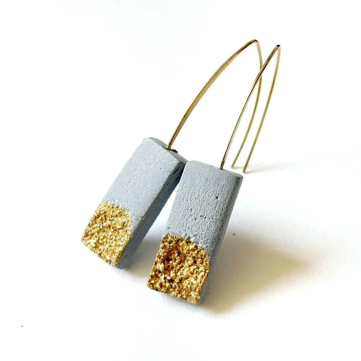 Inès rectangle earrings