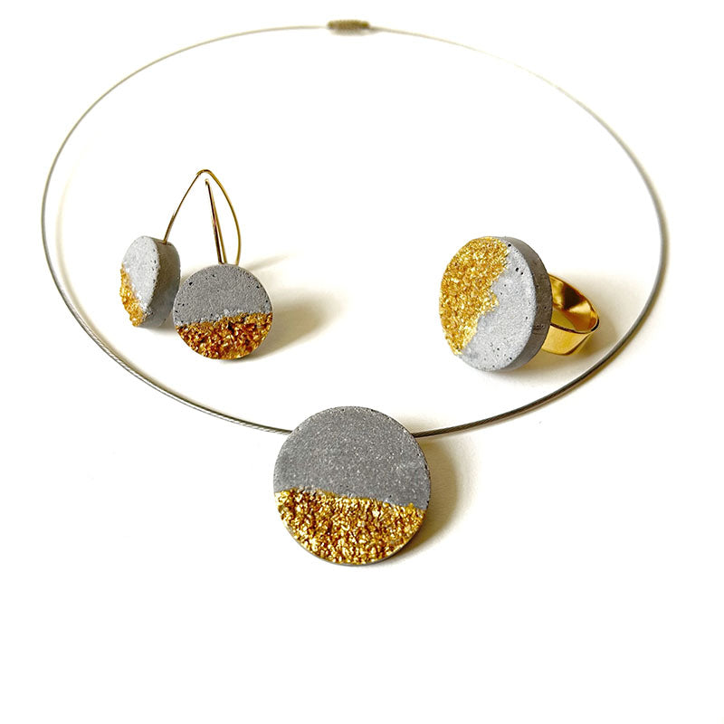 Inès round earrings
