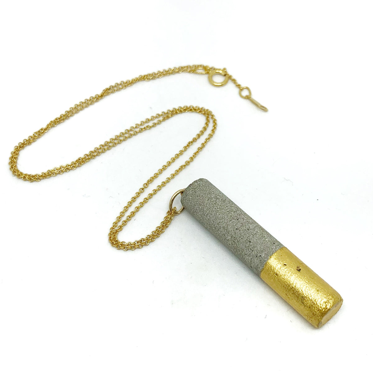 Luna cylinder necklace