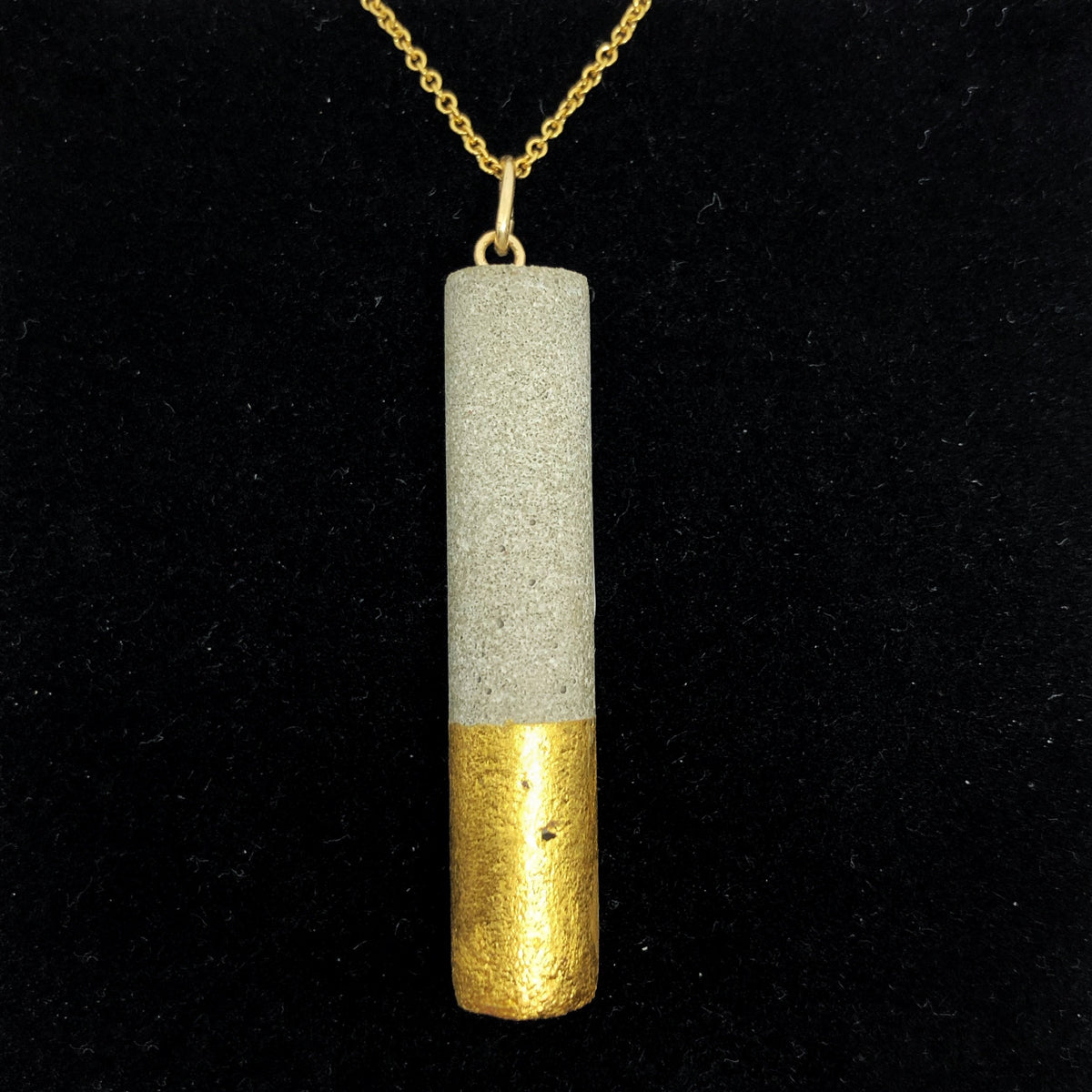 Luna cylinder necklace