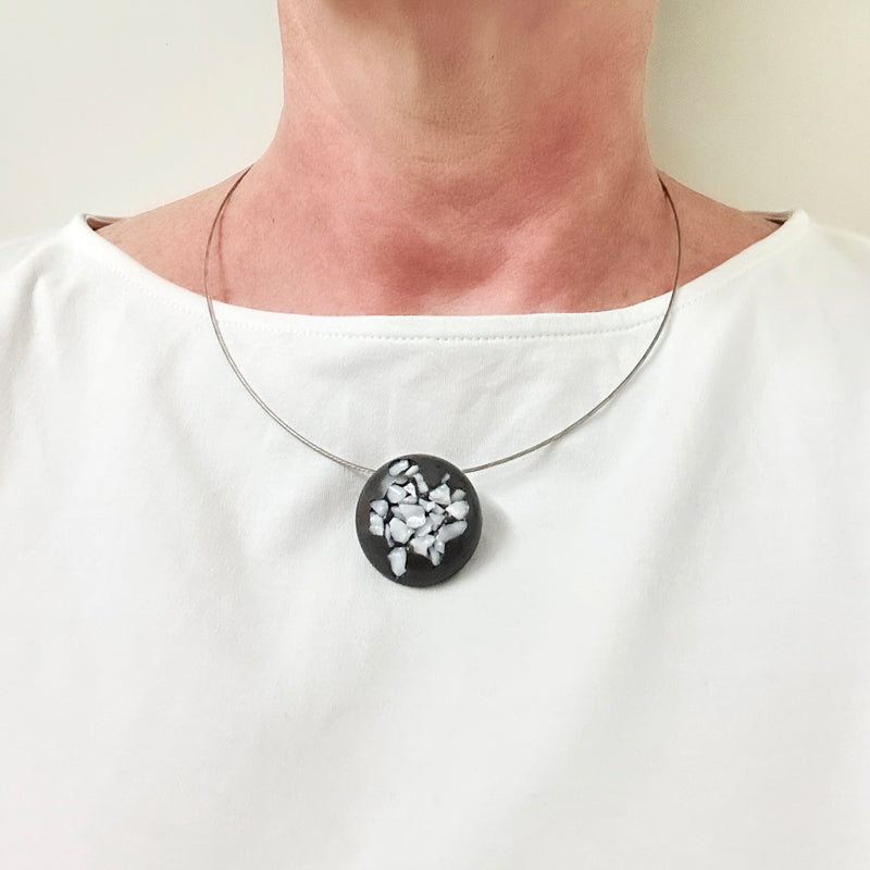 Collier Laetitia galet