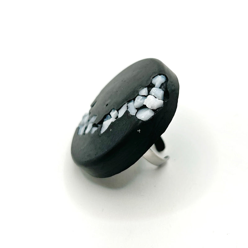 Grande bague Laetitia ronde