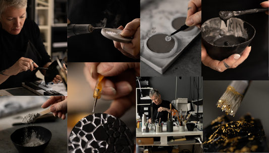 Le processus de fabrication des bijoux en béton Icy Mouse