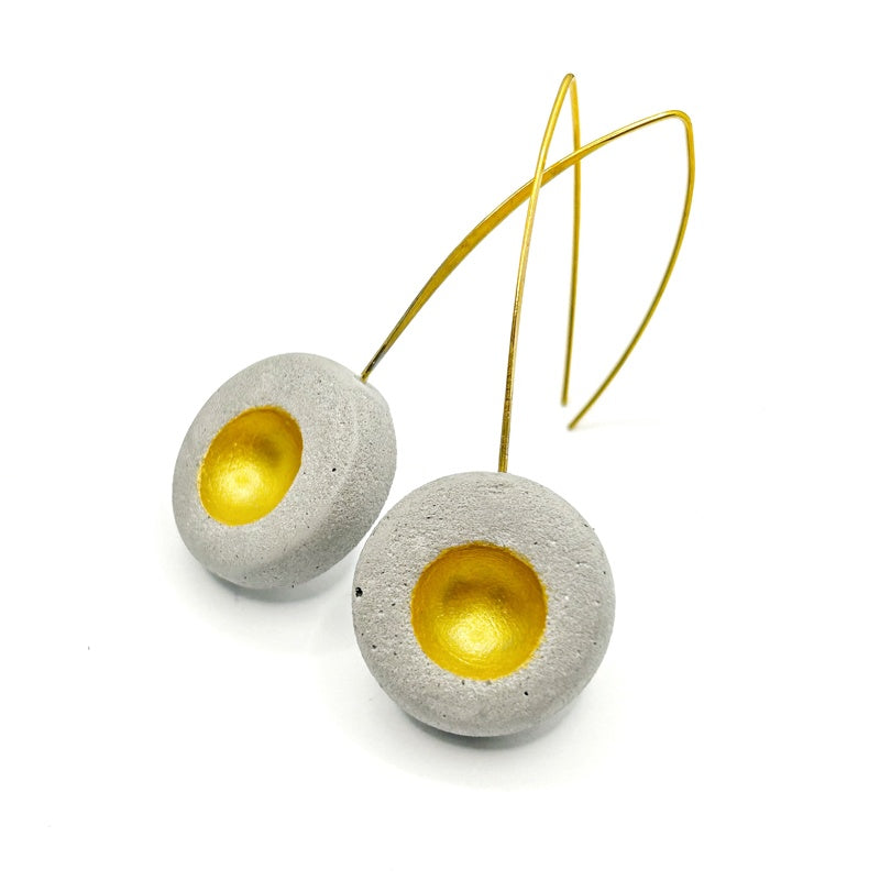 Bulle round earrings