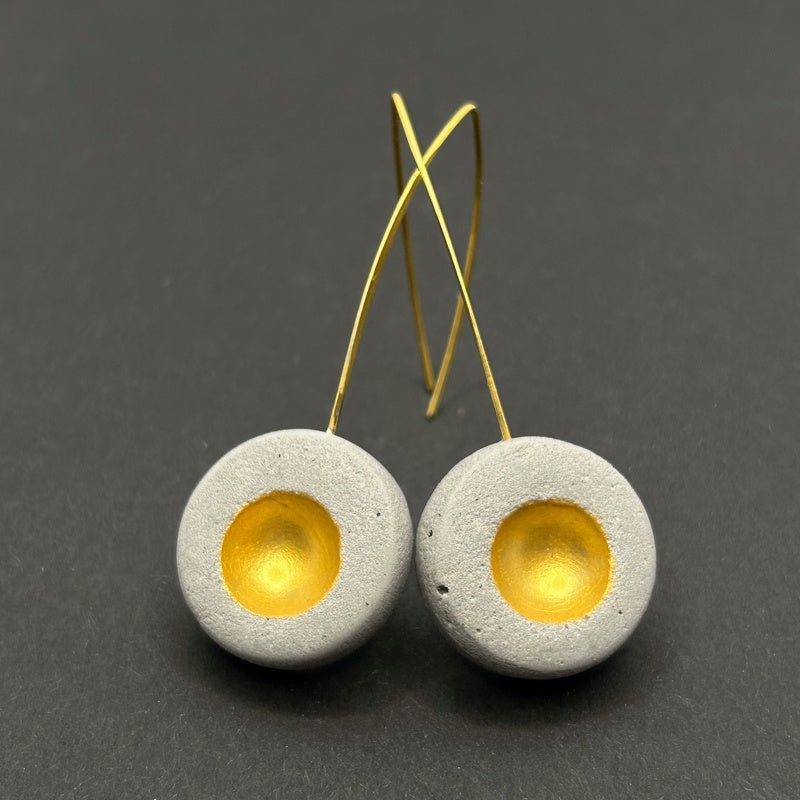 Bulle round earrings