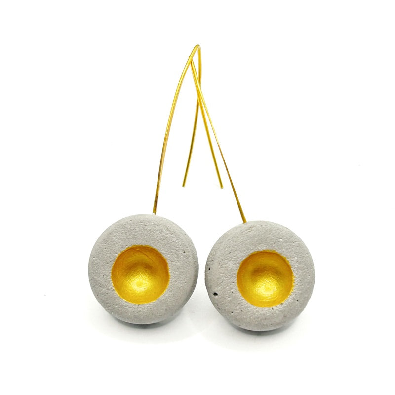 Bulle round earrings