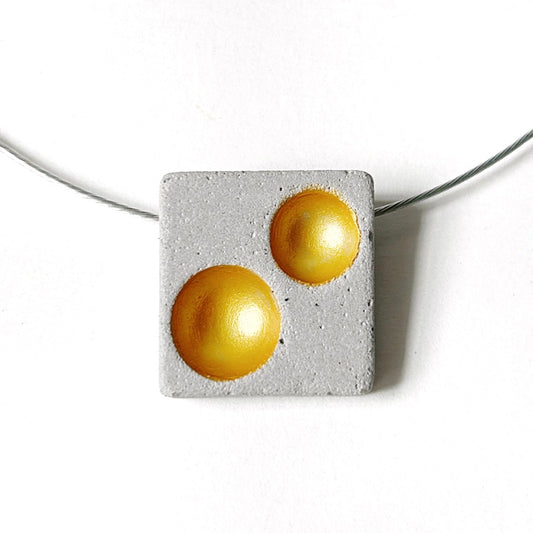 Bulle square necklace