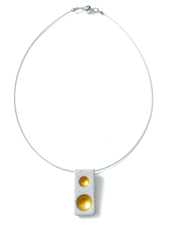 Collier Bulle rectangle