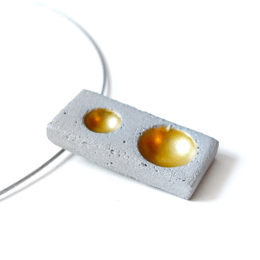 Bulle rectangle necklace