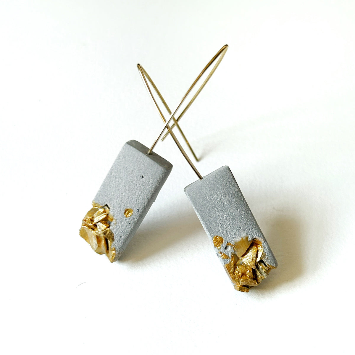 Isaure rectangle earrings