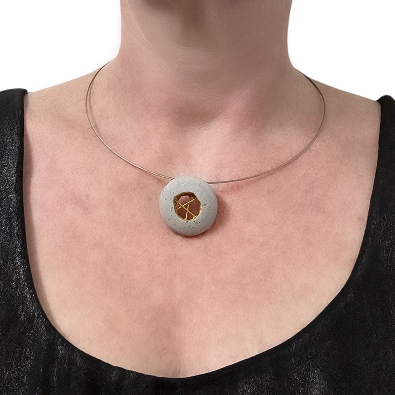 Paloma pebble necklace