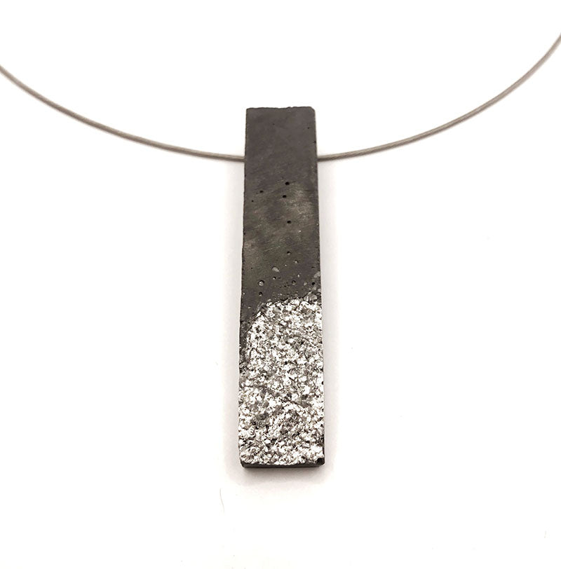 Diane long rectangle necklace