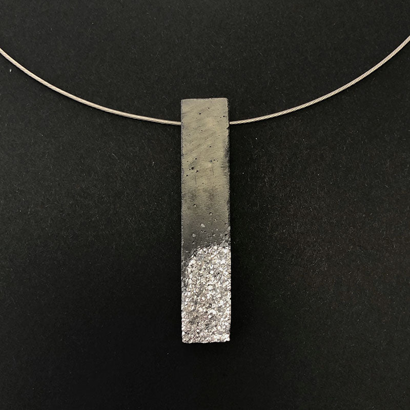 Diane long rectangle necklace