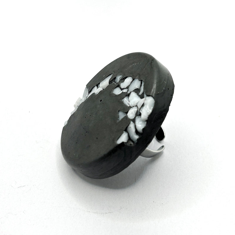 Grande bague Laetitia ronde
