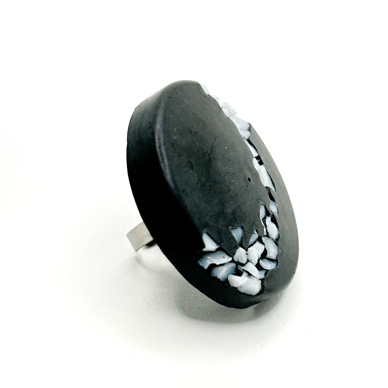 Grande bague Laetitia ronde